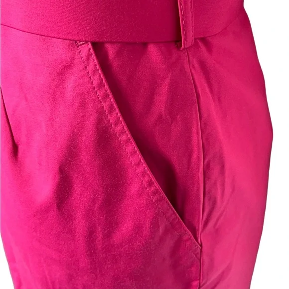 Patrizia Aryton Womens Dress Size 38 Pink Pencil Midi w Matching Belt & Pockets - Picture 12 of 15